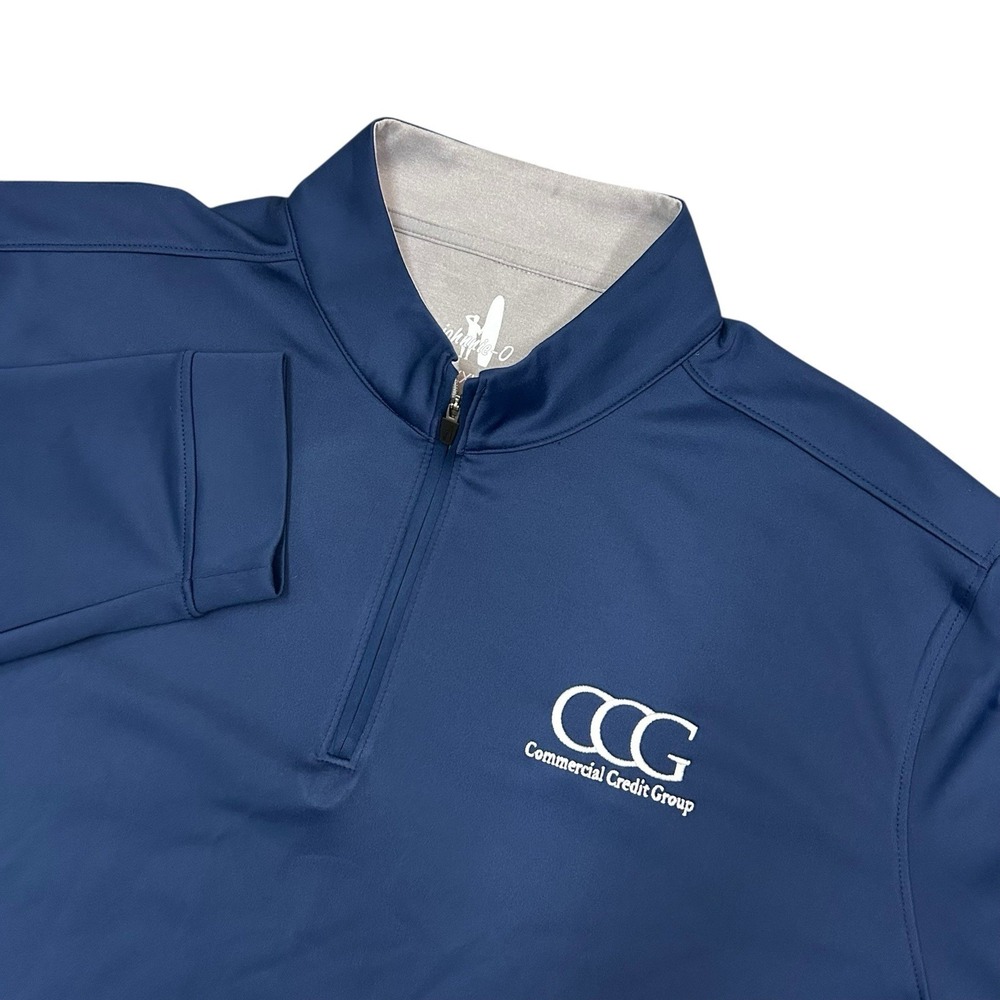 Johnnie-O‎ 1/4 Zip Pullover Mens XXL Diaz 4 Way Stretch Performance Golf Mock